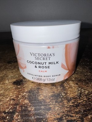 Victorias Secret Coconut Milk & Rose Calm Exfoliating Body Scrub 13 Oz New