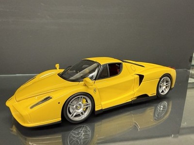 FERRARI ENZO YELLOW HOT WHEELS ELITE EDITION 1:18 Custom Wheels