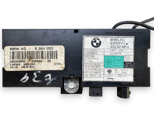 BMW 5er E39 Antennenverstärker Steuergerät Verstärker Antenne 8364083 / 433 MHz