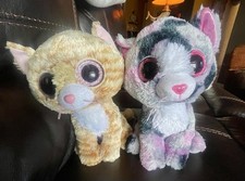 Ty Beanie Boos: Tabitha The Cat Plush & Lindi The Cat Plush