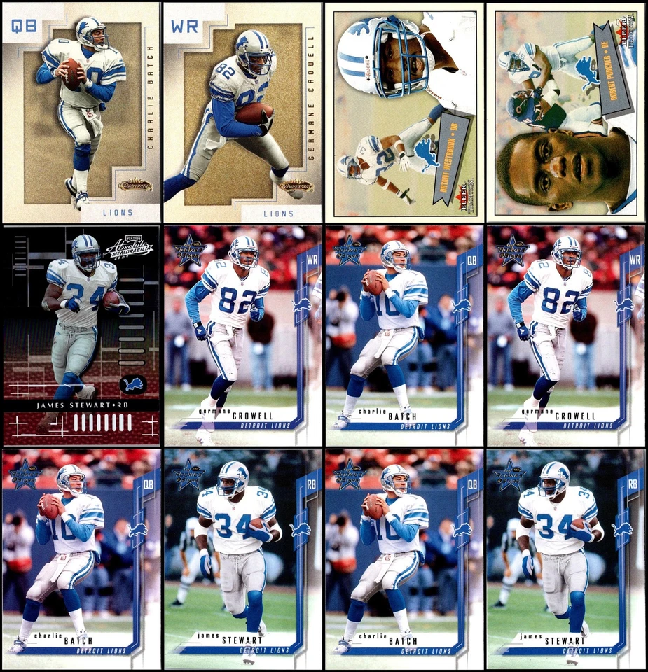 2001 Detroit Lions (85) Card Lot - ADD SOME MAGIC TO YOUR COLLECTION – ONE-OF... - Image 4 of 4