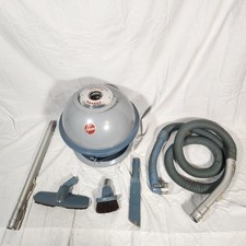 Vintage HOOVER CONSTELLATION ball Canister Vacuum Cleaner Model 82 Blue