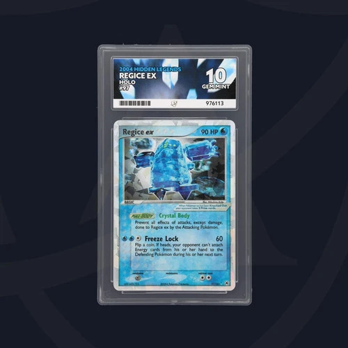 Regice EX 97/101 ACE 10 - EX HIDDEN LEGENDS GEM MINT