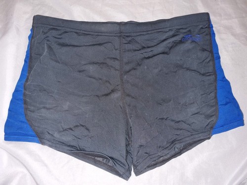 Gorgeous Black Blue SLAZENGER Swimming Trunks Bottoms Size XL - Picture 1 of 2