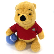 Vtg 1994 Winnie the Pooh Plush Teddy Bear w Honey Pot Stuffed Animal Walt Disney
