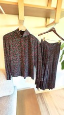 Vintage Pendleton Country Sophisticates Matching Set - Pleated Skirt Mock sz 6