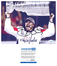TJ Oshie 'Washington Capitals' Signed 8x10 Photo ACOA NHL Hockey