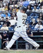 Travis Snider SIGNED AUTOGRAPHED 8x10 Photo Pittsburgh PIRATES Outfielder