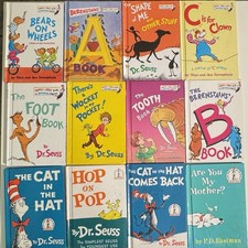 Lot of 12 Dr. Seuss Beginner Books Berenstain Cat in the Hat Hardcover