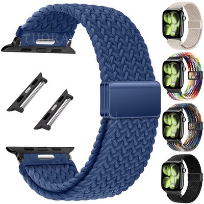 Magnet Nylon Armband für Apple Watch Ultra 3 49mm iWatch Series 11 10 9 8 7 6 SE