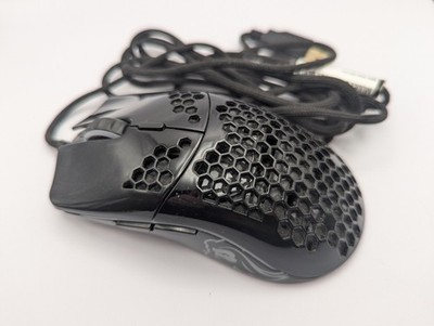 Glorious Model O minus Glossy Black Wired Gaming Mouse, Optical, 6 Buttons