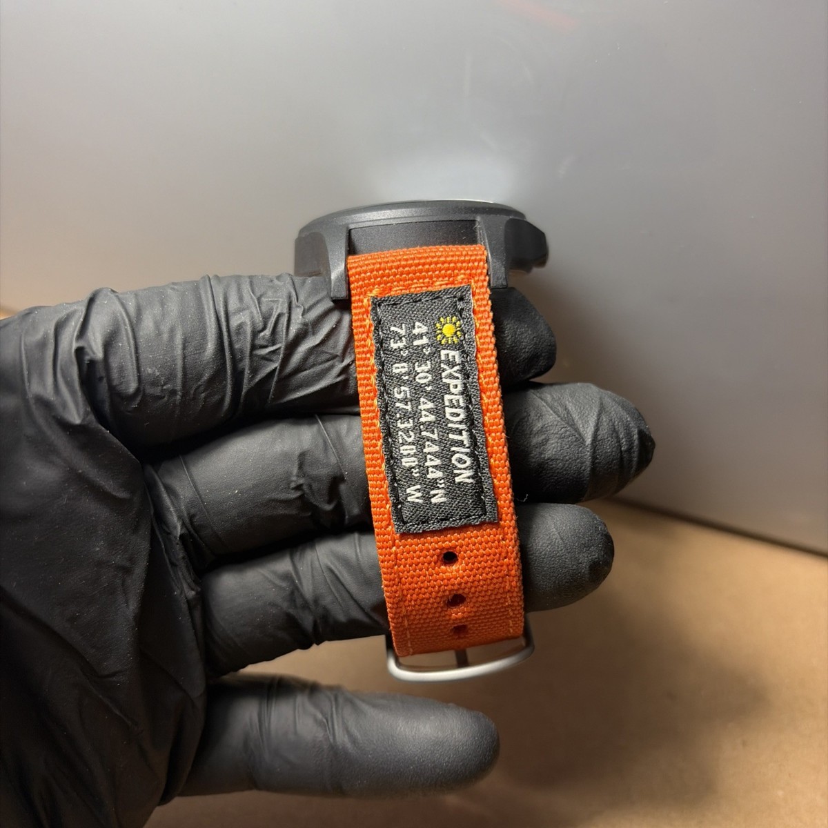 RARE TIMEX EXPEDITION ACADIA SOLAR Orange WR 50M MEN'S WATCH | eBay