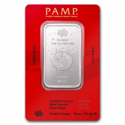 1 oz Silver Bar - PAMP Legend of the White Snake (In Assay) | eBay