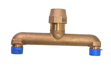 Ford Meter Box NL 1" x3/4"x3/4" Grip Joint x MIPS x MIPS Brass Reducing U Branch
