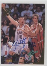 1995 Draft Day Swat Team Authentic Signatures /5200 Greg Ostertag #ST2 Auto 5h9