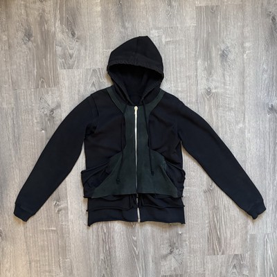 Rick Owens SLAB Layered Bondage Hoodie
