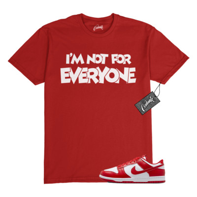 Dunk St Johns University Red White 2025 T Shirt Match N4E