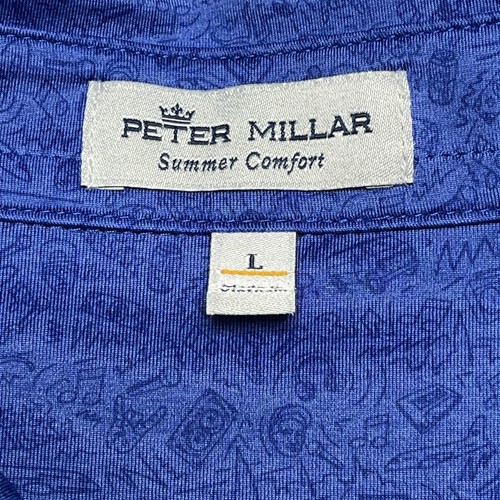 Peter Millar Polo Large Crown Sport Summer Comfort Cash Performance Print Jersey - Picture 11 of 15