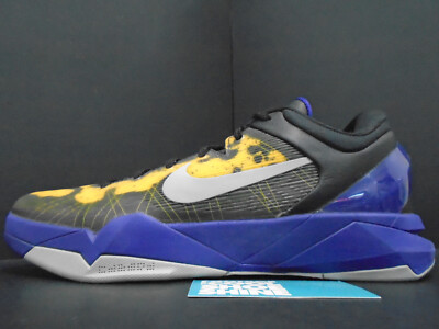 NIKE ZOOM KOBE VII 7 SYSTEM LAKERS POISON DART FROG PURPLE BLACK