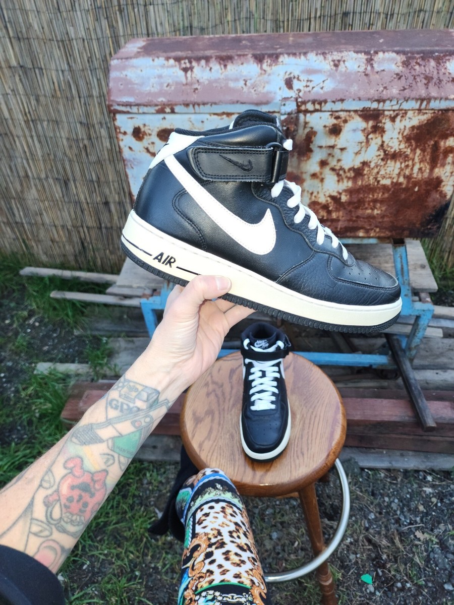 Nike Air Force 1 Mid \'07 Black 2011 US Men\'s size 14 315123-010  *vintage* Lace Nike Air Force 1 Mid  main image 2