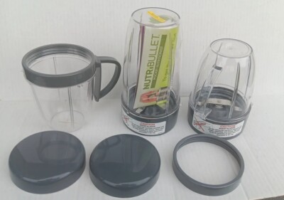 NutriBullet Magic Bullet NB-101B Replacement Parts- Blades Cups