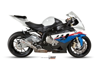 BMW S 1000 RR 2010 > 2014 X-CONE PLUS INOX B.011.LP2 SLIP-ON MIVV