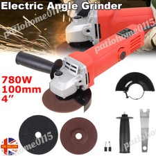 Angle Grinder 100mm 4 inch 780W 11000rpm Electric Grinding Sander Corded Power