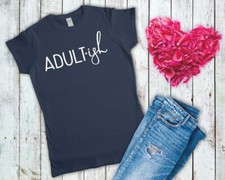 Image of Adult-ish Ladies Fitted T Shirt Small-2XL