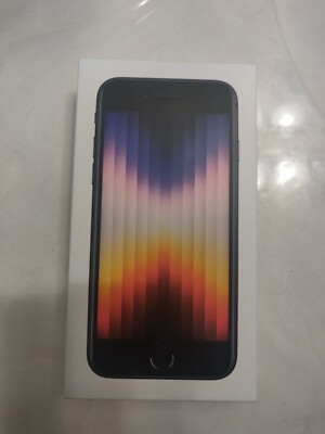 EMPTY BOX ONLY Apple iPhone SE (3rd Generation) Midnight, 64GB, A2595, MMX53LL/A