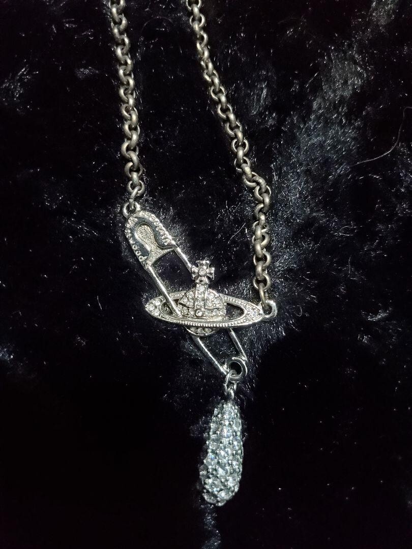 Baji　Vivienne Westwood Vivienne Westwood Necklace Tiny Orb rhinestone Silver w