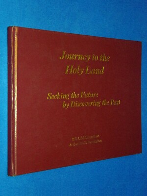 SIGNED Journey to Holy Land Mormon Excavations Beit Lehi Cave Hartman Rector, Jr