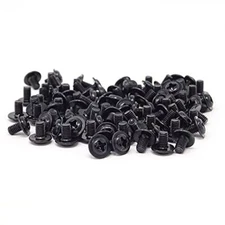 Honbay 100PCS M3x5 Round Head PC Mounting Computer Screws Computer Black Zinc