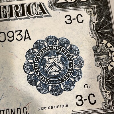 1918 $1 The Federal Reserve Bank Of Chicago, Illinois - Buy & Sell Gold & Silver Wisely In Denver, CO | Rocky Mountain Coin - Foto 7