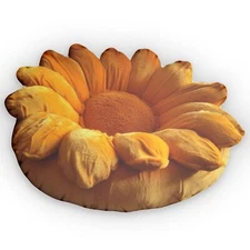 Sunflower Faux Beanbag Chair Plush Shaped Pillow