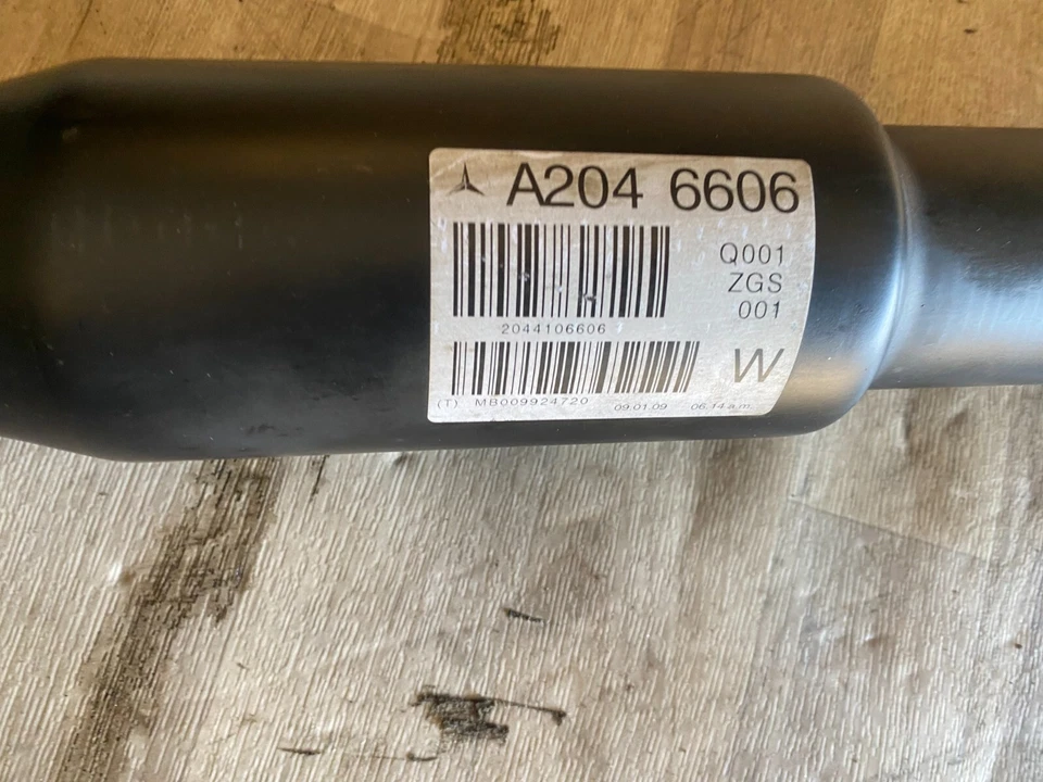 MERCEDES BENZ C300 C350 OEM 08-11 4MATIC AWD REAR AUTOMATIC DRIVE SHAFT - Image 3 of 4