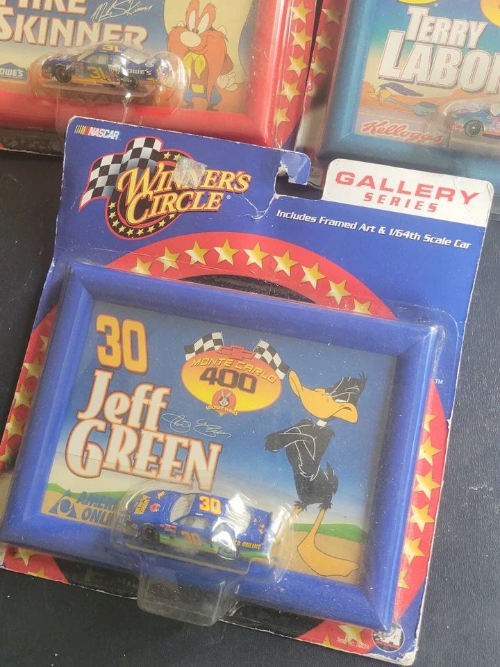 winners circle gallery series 2002 terry labonte,jeff green,mike skinner lot of - Image 3 of 4