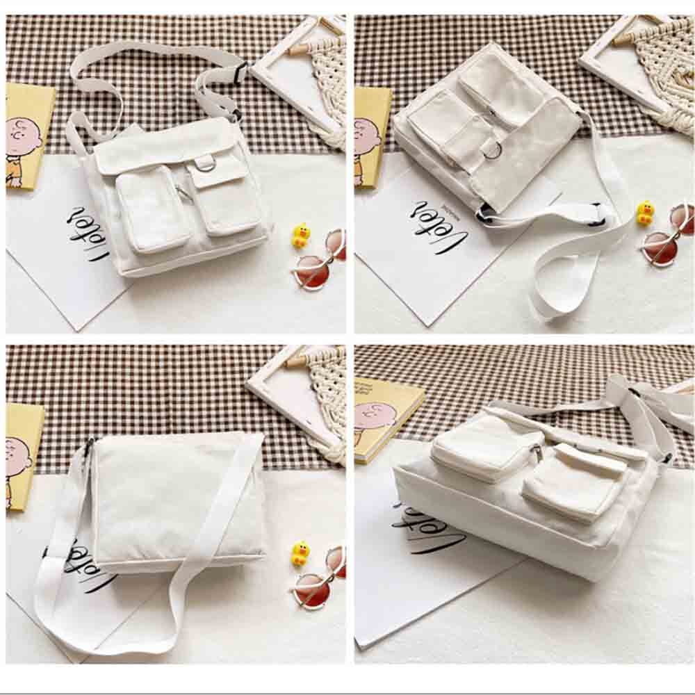 Image 6 - Women Ladies Multi Pocket Messenger Handbag Cross Body Bags Holiday Shoulder Bag