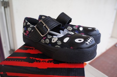 TUK Character Sneaker, Mary Janes Damen - Schwarz, 36 EU -7 