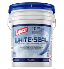 White-Seal 5 Gal. Acrylic Elastomeric White Reflective Roof Sealer, Waterproof