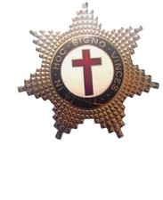 Knights Templar The Lux Silver star Heavy Bad...