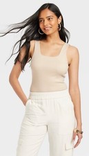 Women's Slim Fit Bodysuit - A New Day L