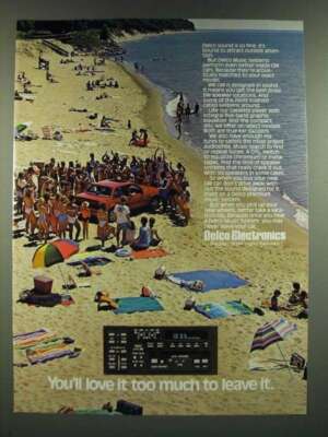 1986 Delco Electronics Ad - You'll Love it Too Much to Leave It
