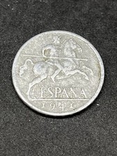 Spain 10 Centimos 1941 coin