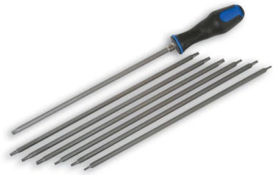 Security With Hole - Torx Screwdriver Set Extra Long 300mm Star 5 Sided 6 Sided