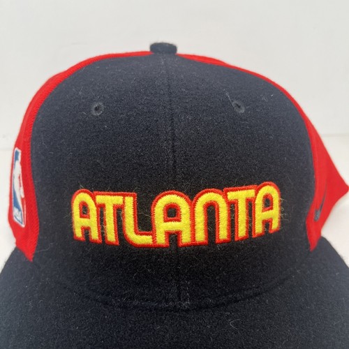 Vintage NIKE Team NBA Rewind Atlanta Hawks Snapback Hat Cap Mens Fitted Size XL - Picture 6 of 10
