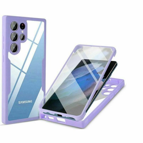 360°Full Body Case Shockproof Clear Cover For Samsung Galaxy S22 Ultra S22+ Plus - Picture 2 of 18