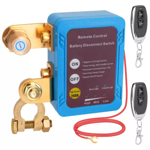 Remote Battery Disconnect Switch 12V 240A Battery Kill Switch for Auto RV ATV - Picture 1 of 9