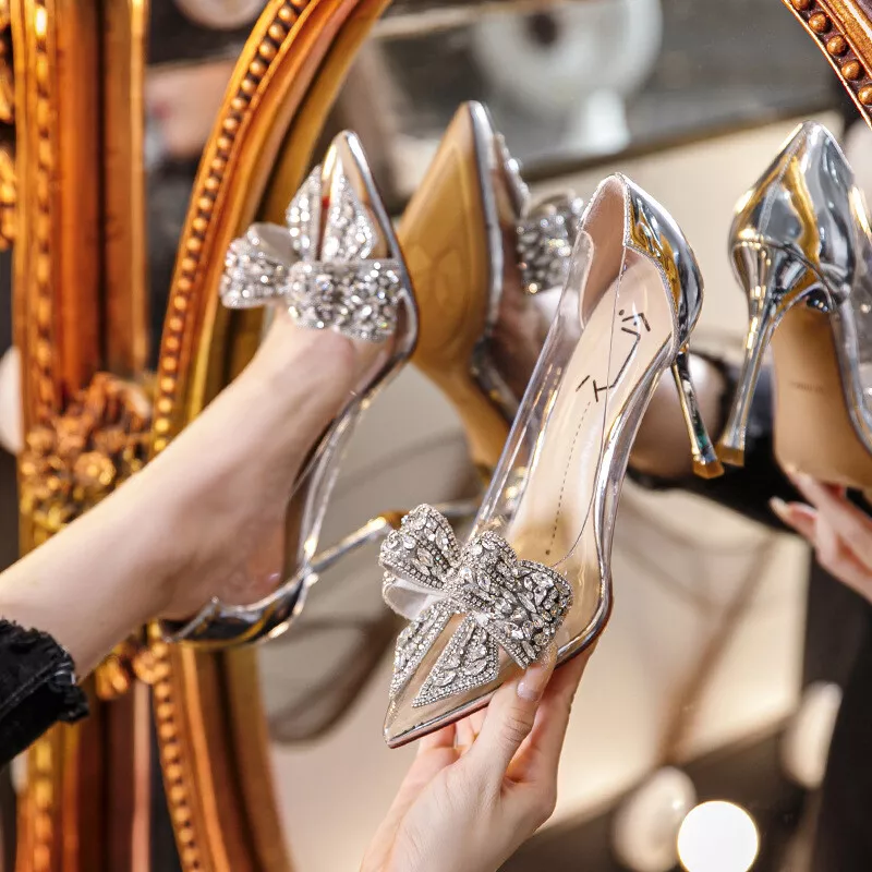 Bow stiletto heels sale