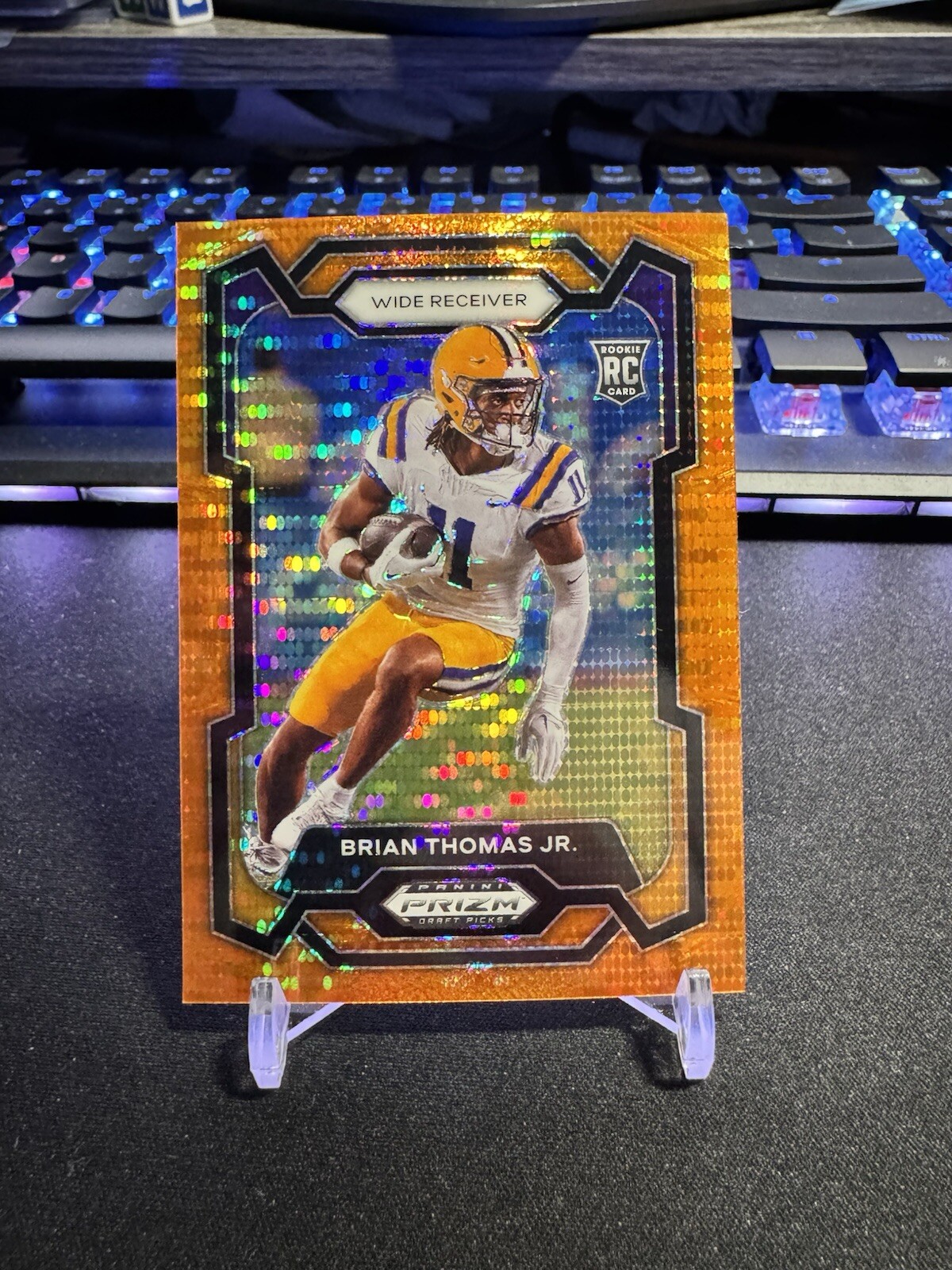 2024 Prizm Draft Picks - Orange Pulsar Prizm Brian Thomas Jr. 04/49 #118 LSU