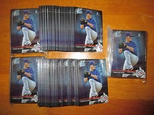 Lot (181) FRANCISCO RIOS 2017 Bowman Chrome cards ALL CHROME Toronto Blue Jays